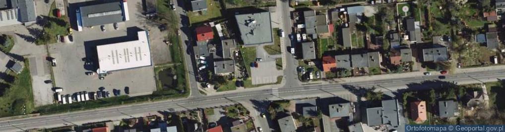 Zdjęcie satelitarne Komisariat Policji w Luboniu