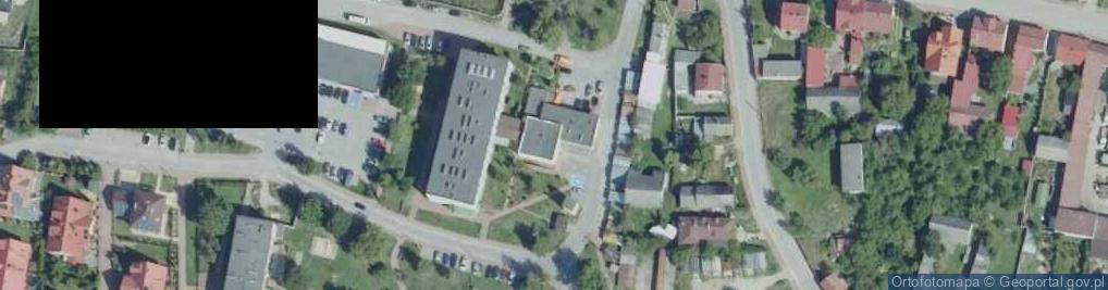 Zdjęcie satelitarne Komisariat Policji w Małogoszczu