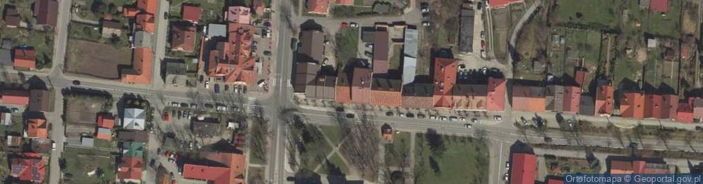 Zdjęcie satelitarne Komisariat Policji w Nowym Wiśniczu