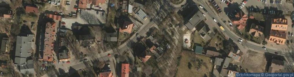 Zdjęcie satelitarne Komisariat Policji w Obornikach Śląskich