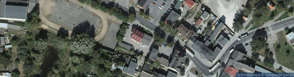 Zdjęcie satelitarne Komisariat Policji w Pakości