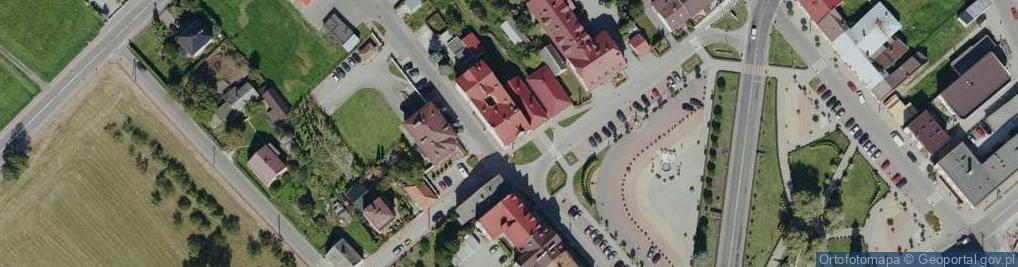 Zdjęcie satelitarne Komisariat Policji w Radomyślu Wielkim