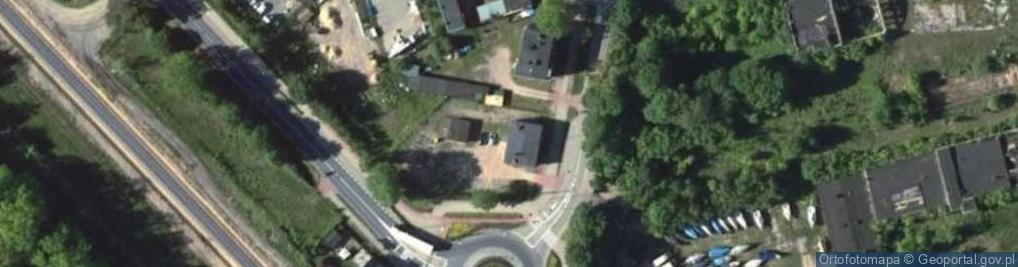 Zdjęcie satelitarne Komisariat Policji w Rucianem Nidzie