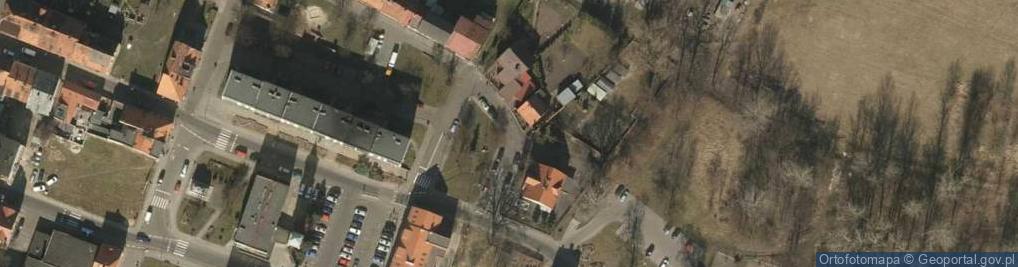 Zdjęcie satelitarne Komisariat Policji w Ścinawie