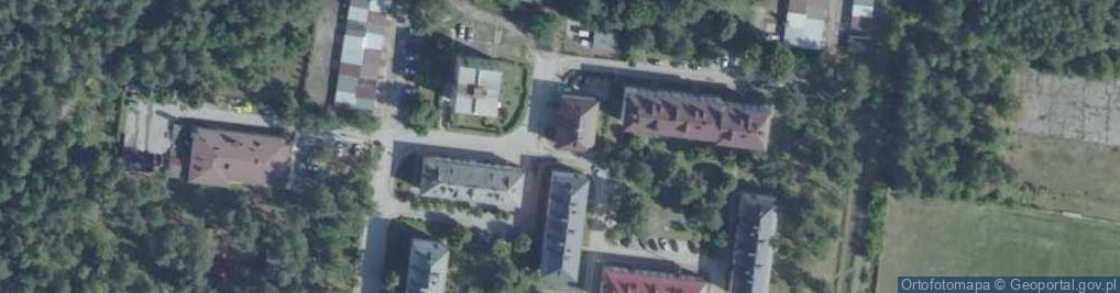 Zdjęcie satelitarne Komisariat Policji w Stąporkowie