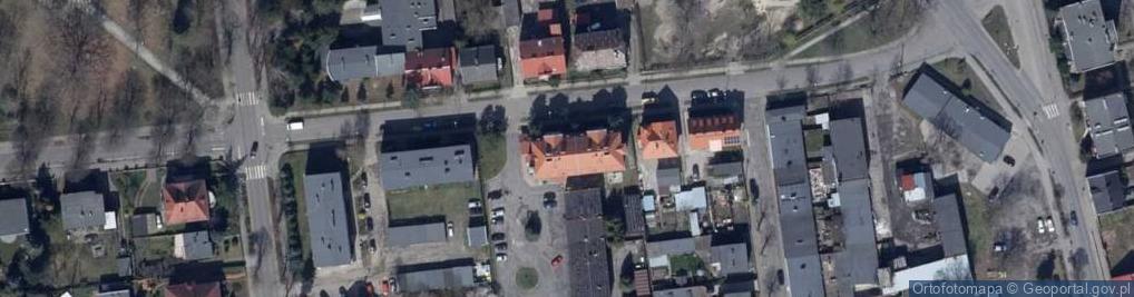 Zdjęcie satelitarne Komisariat Policji w Sulechowie