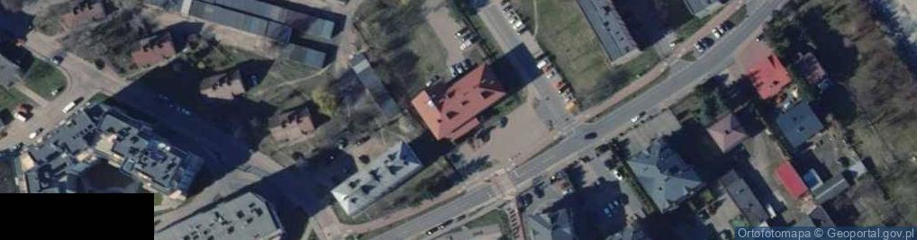 Zdjęcie satelitarne Komisariat Policji w Warce