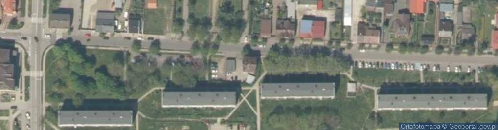 Zdjęcie satelitarne Komisariat Policji w Żychlinie