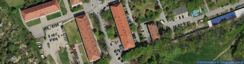 Zdjęcie satelitarne Komisariat Policji Wrocław - Fabryczna
