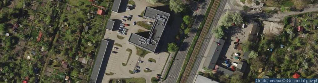 Zdjęcie satelitarne Komisariat Policji Wrocław - Krzyki