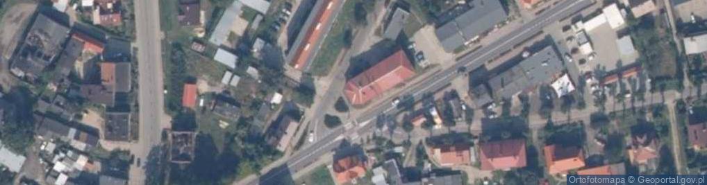 Zdjęcie satelitarne Posterunek Policji w Chociwlu