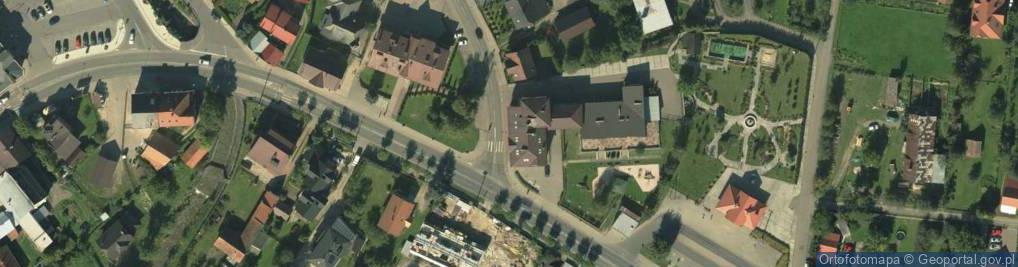 Zdjęcie satelitarne Posterunek Policji w Łącku