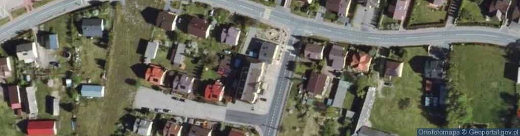 Zdjęcie satelitarne Posterunek Policji w Łysych