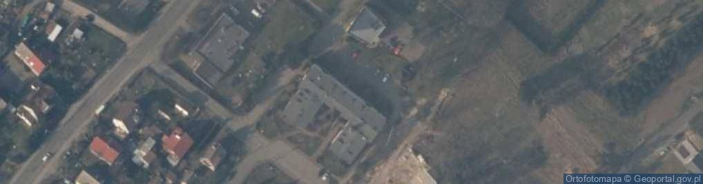 Zdjęcie satelitarne Posterunek Policji w Przybiernowie