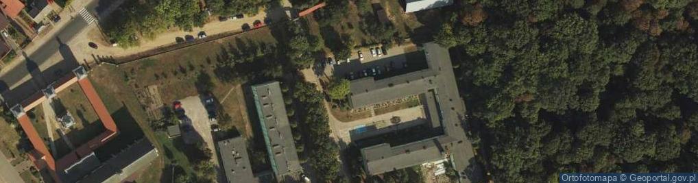 Zdjęcie satelitarne Posterunek Policji w Skępem