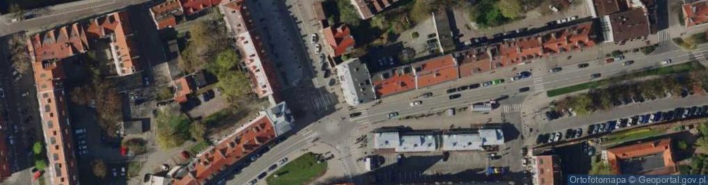 Zdjęcie satelitarne Komornik Sądowy przy Sądzie Rejonowym Gdańsk-Południe w Gdańsku
