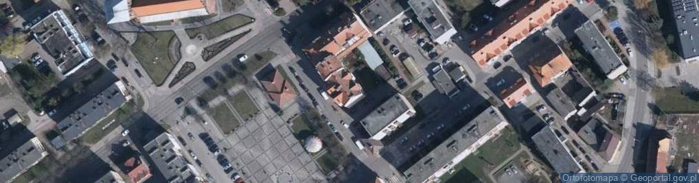 Zdjęcie satelitarne Komornik Sądowy przy SR w Strzelcach Kraj.