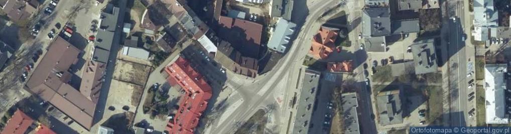 Zdjęcie satelitarne Małgorzata Łepek. Komornik Sądowy w Ciechanowie