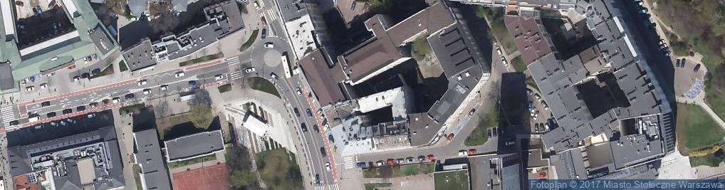 Zdjęcie satelitarne Centrum Konferencyjne Kopernika