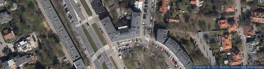Zdjęcie satelitarne Centrum Żoliborz