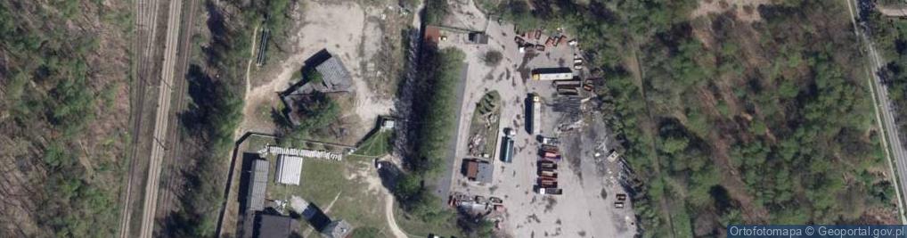 Zdjęcie satelitarne KWK Chwałowice Szyb V