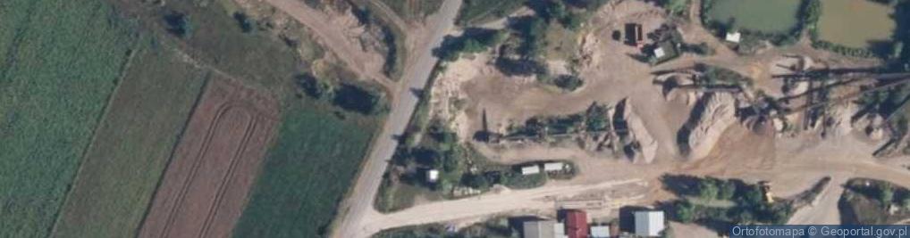 Zdjęcie satelitarne Żwirownia, piaskownia.