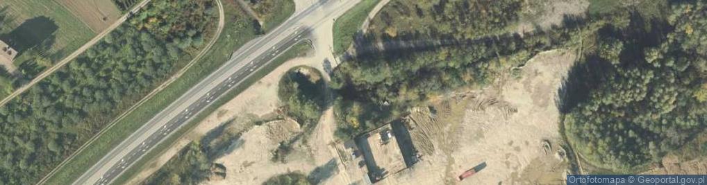 Zdjęcie satelitarne Żwirownia Podegrodzie SZEK S.A.