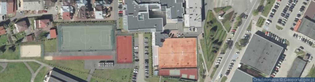 Zdjęcie satelitarne Korty tenisowe MZOS-TiIT