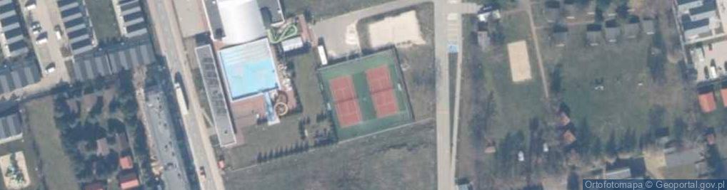 Zdjęcie satelitarne Korty tenisowe x2
