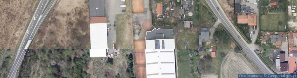 Zdjęcie satelitarne Pierwsza Gliwicka Szkoła Tenisowa