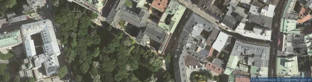 Zdjęcie satelitarne Cerkiew Podwyższenia Krzyża Świętego w Krakowie