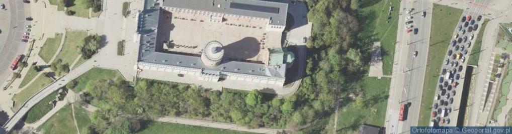 Zdjęcie satelitarne Kaplica Trójcy Świętej w Lublinie