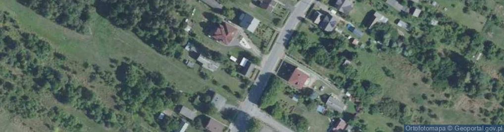 Zdjęcie satelitarne Kaplica w Hucisku