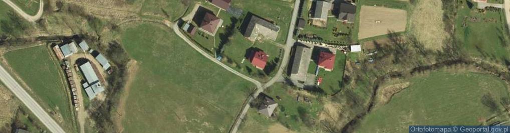 Zdjęcie satelitarne Kościół św. Andrzeja w Rożnowicach