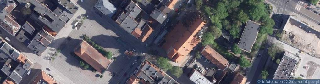 Zdjęcie satelitarne Kościół św. Jakuba w Toruniu
