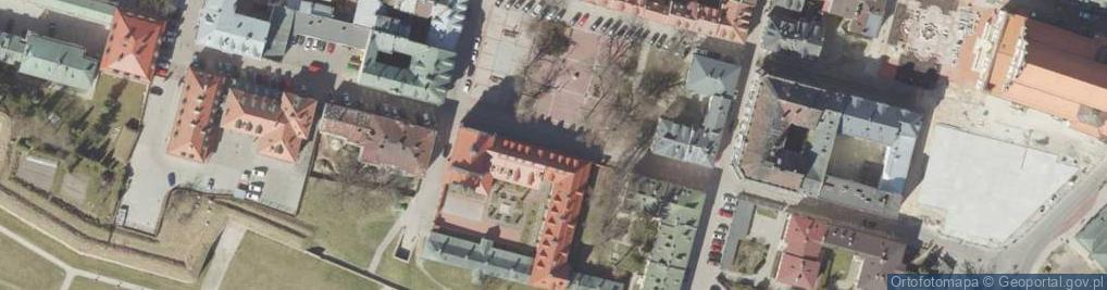 Zdjęcie satelitarne Kościół św. Mikołaja w Zamościu