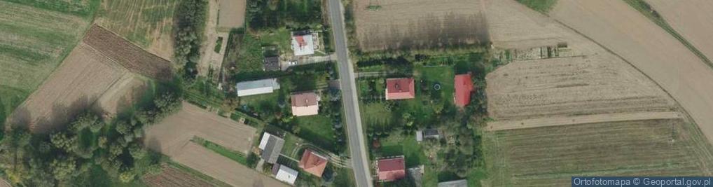 Zdjęcie satelitarne Kościół św. Wojciecha w Gawłuszowicach