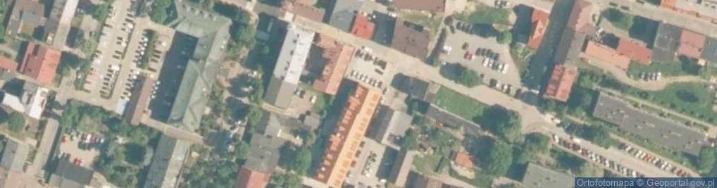 Zdjęcie satelitarne Synagoga Anchei Chail w Chrzanowie