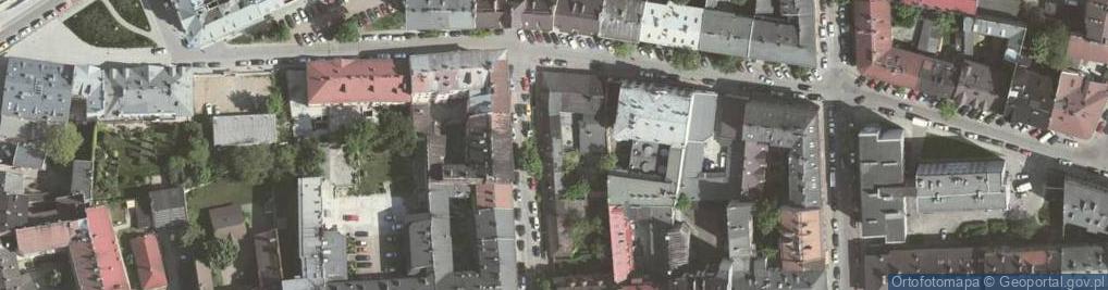 Zdjęcie satelitarne Synagoga Zuckera w Krakowie