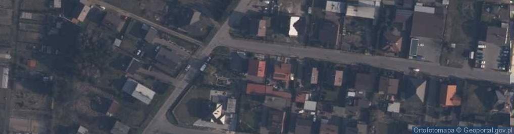 Zdjęcie satelitarne Centrum Handlowe Andżelika Hurtownia Materiałów Tapicerskich Tatpol Tadeusz Hanuszewicz