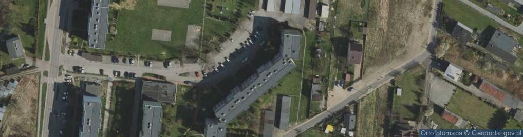 Zdjęcie satelitarne Korontex Hurtownia Tkanin Ślubnych