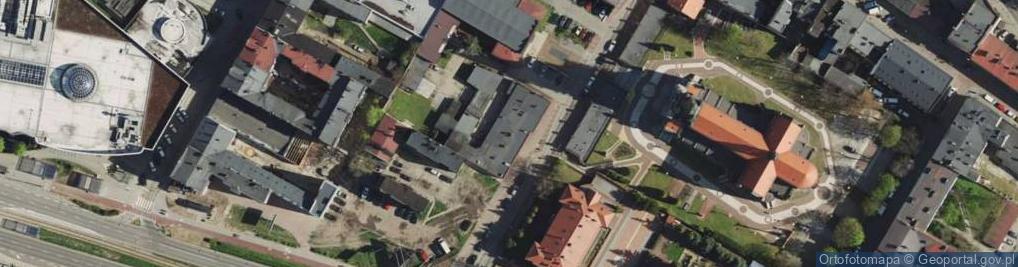 Zdjęcie satelitarne Ksero Sosnowiec - Centrum - Moderato