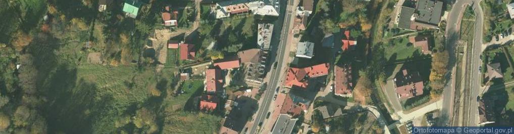Zdjęcie satelitarne Usługi ksero