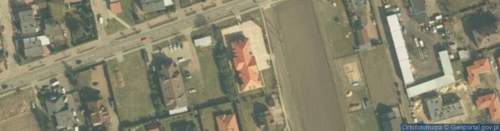 Zdjęcie satelitarne Restauracja Quattro Łęczyca