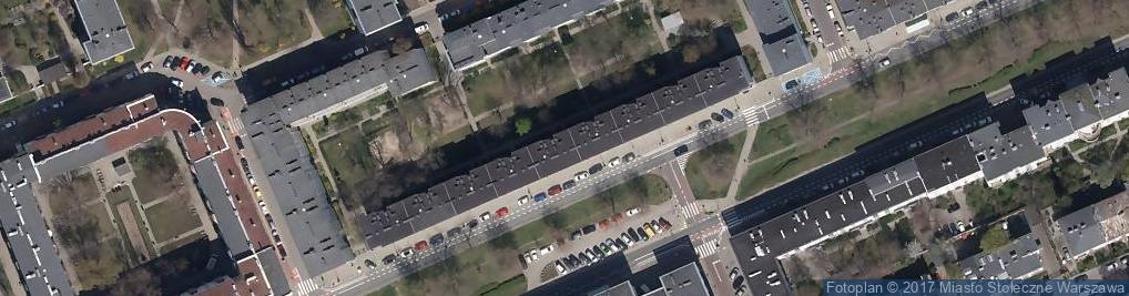 Zdjęcie satelitarne Dom Roślin - rośliny do biur Warszawa
