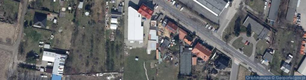 Zdjęcie satelitarne Duże Centrum Kwiatowe