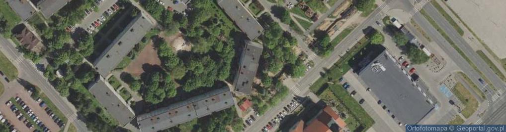 Zdjęcie satelitarne Gratka Kwiaciarnia Jelenia Góra, Zabobrze