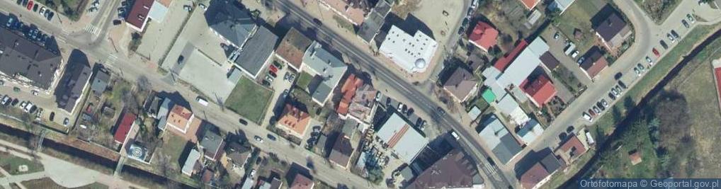 Zdjęcie satelitarne Łąki Pąki Kwiaciarnia