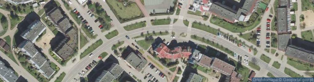 Zdjęcie satelitarne Na Wrzosowisku