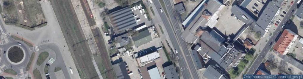 Zdjęcie satelitarne Przedsiębiorstwo Handlowe MIR